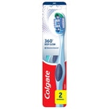 Colgate 360 Deep Clean Toothbrush Pack, Soft Adult Toothbrushes, 2 Pack
