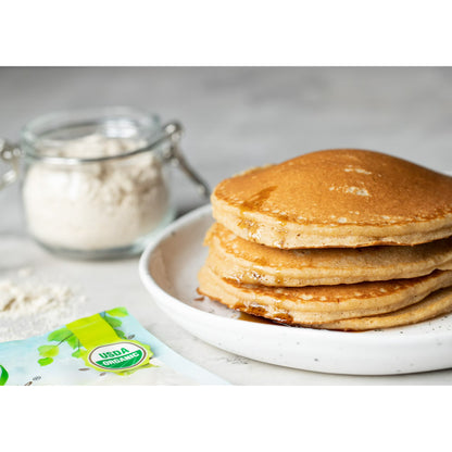 Food to Live Organic Oat Flour, 2 Pounds – Non-GMO, Fine, Kosher, Vegan, Bulk