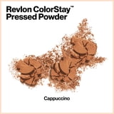 Revlon ColorStay Pressed Powder Makeup, Full Coverage, Longwearing, 410 Cappuccino, 0.3 oz