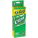 EXTRA Spearmint Sugar Free Chewing Gum, 15 Sticks per Pack, 8 Pack Bulk