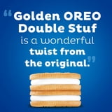 (3 pack) OREO Double Stuf Golden Sandwich Cookies, 14.03 oz