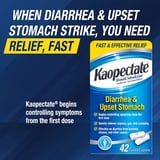 Kaopectate Multi-Symptom Anti-Diarrheal & Upset Stomach Reliever, 42 Caplet