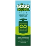 GoGo squeeZ No Sugar Added Apple Applesauce & Fruit Puree Pouches, 3.2 oz (4 Pack)