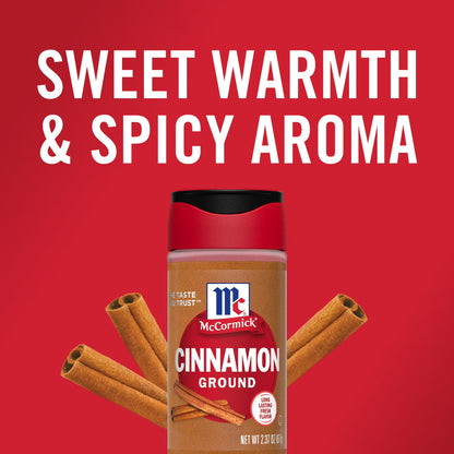 McCormick Kosher Ground Cinnamon, 2.37 oz Bottle