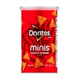 Doritos Minis Nacho Cheese Flavored Tortilla Chips Single Serve Canister 1.95 oz