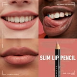 NYX Professional Makeup Slim Lip Pencil, Long-Lasting Creamy Lip Liner, Nude Pink, 0.03 oz
