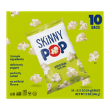 SKINNYPOP Original, Gluten Free Popcorn Bags, .5 oz (10 Count)