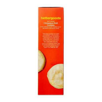 bettergoods Soft Baked Cinnamon Roll Cookies, 6 oz