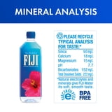 FIJI Natural Artesian Bottled Water 1 Liter / 33.8 fl oz (Pack of 6) -100% Natural Electrolytes