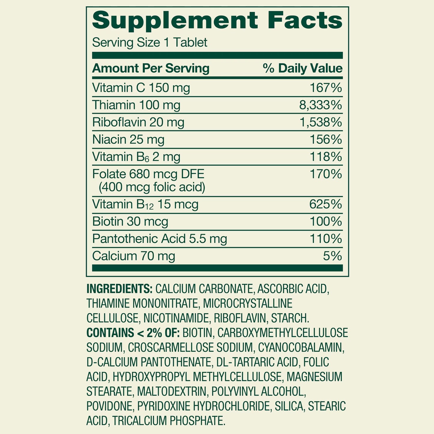 Spring Valley Super Vitamin B-Complex, 250 Count, Dietary Supplement Tablets for Metabolism Support