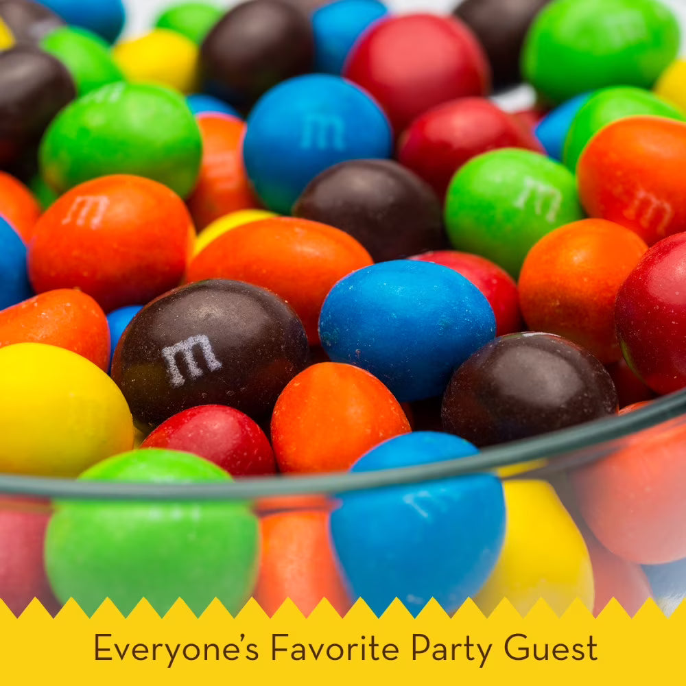 M&M'S Peanut Chocolate Candy Party Size, 42 Ounce Bag, 2 Count