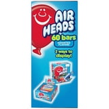 Airheads Peanut-Free Full-Size Chewy Candy Bars, Assorted Fruit Flavors, Bulk Candy Individually Wrapped, 60 Count Display Changemaker Box