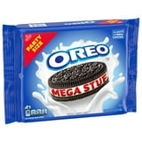 OREO Mega Stuf Chocolate Sandwich Cookies, Party Size, 1 lb 9.35 oz