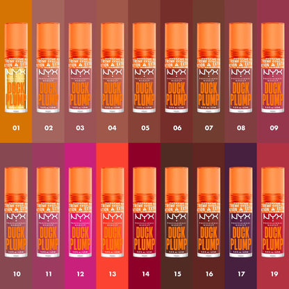 NYX Professional Makeup Duck Plump Extreme Sensation Lip Plumping Gloss Clearly Spicy, 0.23 fl oz