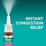 Vicks Sinex Severe Congestion Moisturizing Nasal Spray, Nasal Decongestant for Sinus Relief, 0.5 fl oz