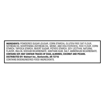 (6 pack) Great Value Gluten-Free Vanilla Crème Sandwich Cookies, 10.5 oz