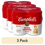(3 pack) Campbell’s Condensed Homestyle Chicken Noodle Soup, 10.5 oz Can (4 Pack)