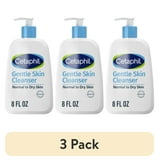 (3 pack) Cetaphil Face Wash Hydrating Gentle Skin Cleanser for Dry to Normal Sensitive Skin, 8 fl oz