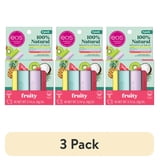 (3 pack) Eos 100% Natural Lip Balm Sticks- Fruity Variety Pack, 0.14 oz, 4 per Pack
