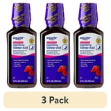 ( 3 pack ) Equate Alcohol-Free Nighttime Sleep Aid Diphenhydramine 50 mg Liquid, Berry Flavor,12 fl oz , Compare to VICKS ZzzQuil Nighttime Sleep-Aid Active Ingredient