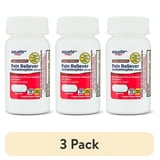(3 pack) Equate Extra Strength Pain Reliever Acetaminophen Caplets, 500mg, Pain Reliever/Fever Reducer, 100 Count