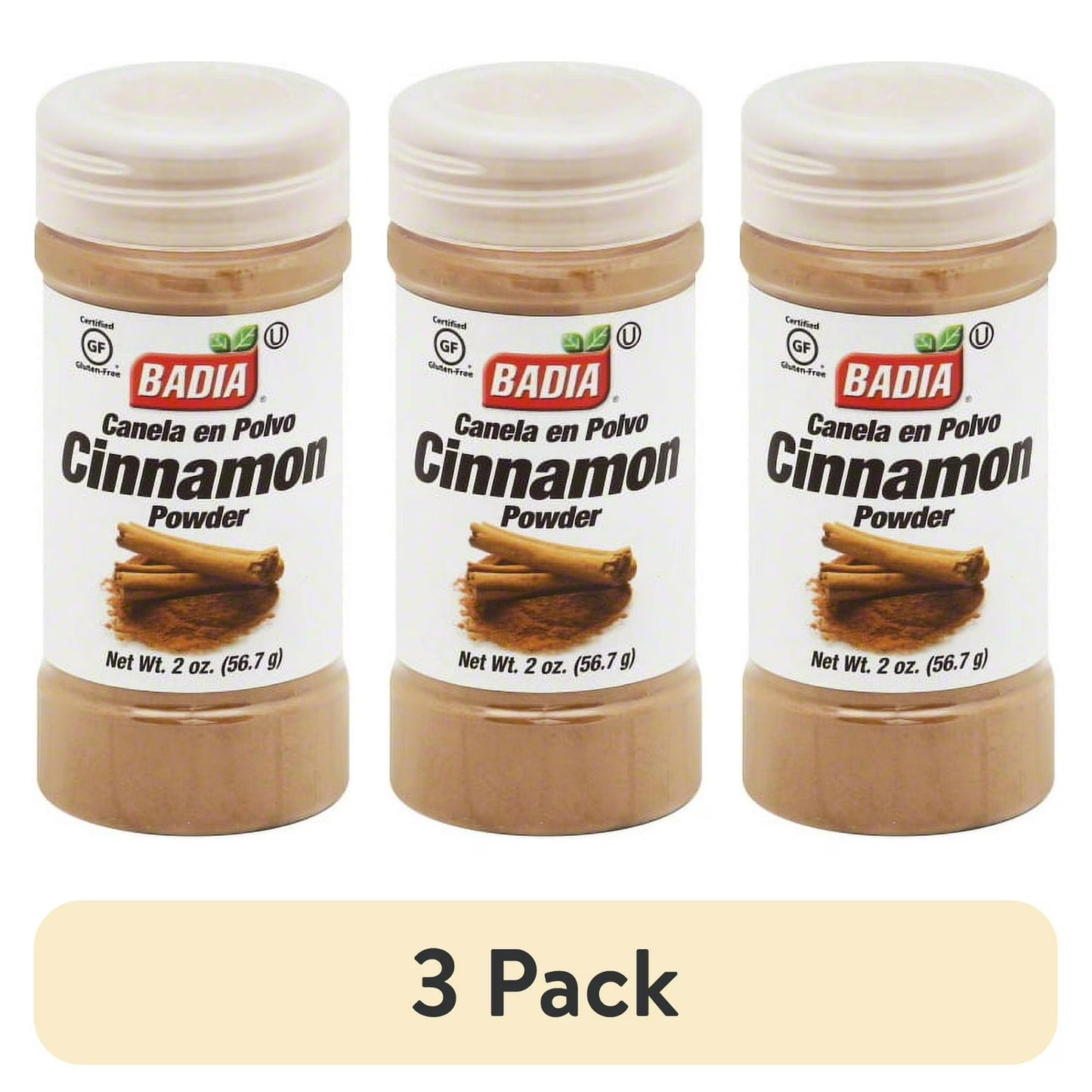 (3 pack) Badia Cinnamon Powder, 2 oz
