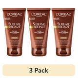 (3 pack) L'Oreal Paris Sublime Bronze Tinted Self-Tanning Lotion for Face, Medium, 5 fl oz