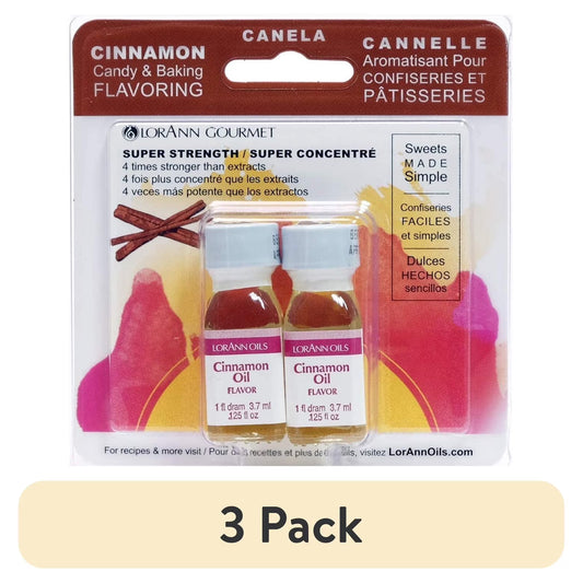 (3 pack) Candy and Baking Flavoring, 0.125oz Bottle, 2/Pkg