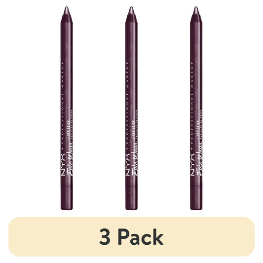 (3 pack) NYX Professional Makeup Epic Wear Liner Sticks, Long-Lasting Waterproof Eyeliner Pencil, Berry Goth, 1 Count