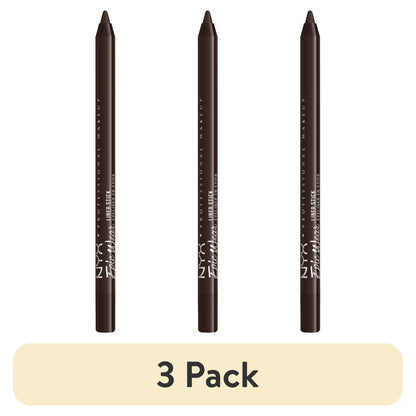 (3 pack) NYX Professional Makeup Epic Wear Liner Sticks, Long-Lasting Waterproof Eyeliner Pencil, Brown Shimmer, 1 Count
