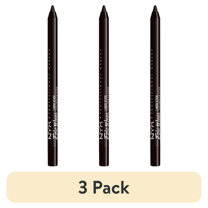 (3 pack) NYX Professional Makeup Epic Wear Liner Sticks, Long-Lasting Waterproof Eyeliner Pencil, Burnt Sienna, 1 Count
