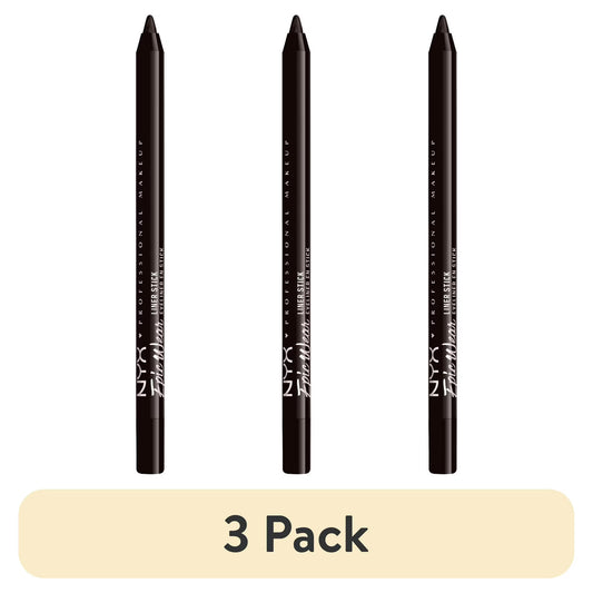 (3 pack) NYX Professional Makeup Epic Wear Liner Sticks, Long-Lasting Waterproof Eyeliner Pencil, Burnt Sienna, 1 Count