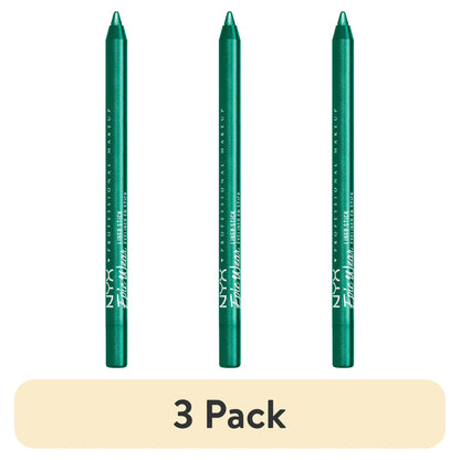 (3 pack) NYX Professional Makeup Epic Wear Liner Sticks, Long-Lasting Waterproof Eyeliner Pencil, Intense Teal, 1 Count