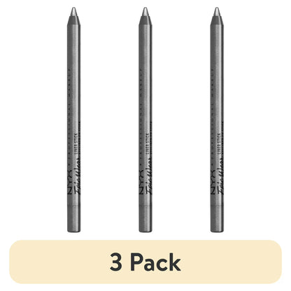 (3 pack) NYX Professional Makeup Epic Wear Liner Sticks, Long-Lasting Waterproof Eyeliner Pencil, Silver Lining, 1 Count