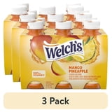 (3 pack) Welch's Mango Pineapple Juice Drink, 10 fl oz On-the-Go Bottle (Pack of 6)