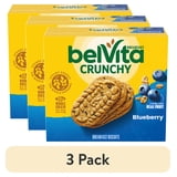 (3 pack) belVita Breakfast Bars Biscuits, Blueberry, 5 Packs (4 Biscuits Per Pack)