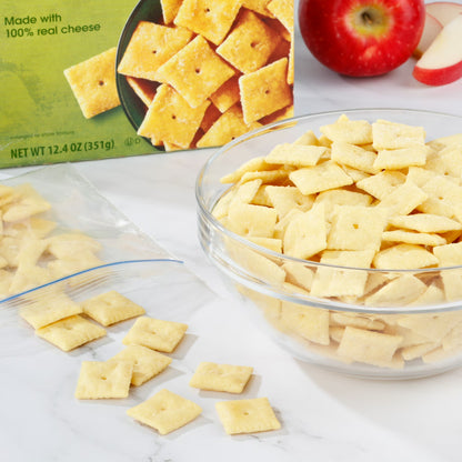 (2 pack) Great Value White Cheddar Cheese Crackers, 12.4 oz