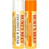 Burt's Bees 100% Natural Origin Lip Balm, Coconut & Pear and Mango, 2 Count
