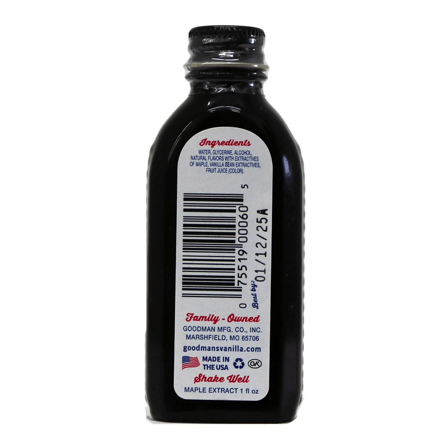 Goodman's Maple Extract with other natural flavors, 1 fl oz