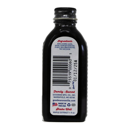 Goodman's Maple Extract with other natural flavors, 1 fl oz