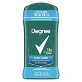 (2 pack) Degree Men Original Antiperspirant Deodorant for Men Cool Rush Twin Pack, 2.7oz