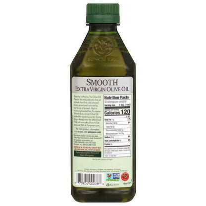 (6 pack) Pompeian Smooth Extra Virgin Olive Oil - 16 fl oz