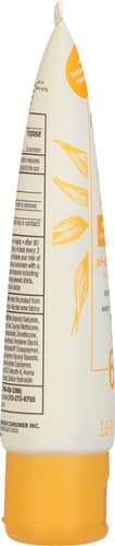 Aveeno Protect + Hydrate Sunscreen Lotion for Body & Face -Prebiotic Oat, SPF 60 Broad Spectrum Sunscreen,Paraben & Oil Free, Water & Sweat Resistant (80 min) for Sensitive Skin, 3 Fl Oz (Pack of 12)
