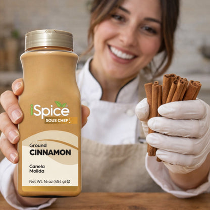 iSpice | Cinnamon Ground | 16 oz | Bulk Size | Rich Aroma