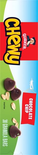 Quaker Chewy Chocolate Chip, 0.84 Oz, 30 ct