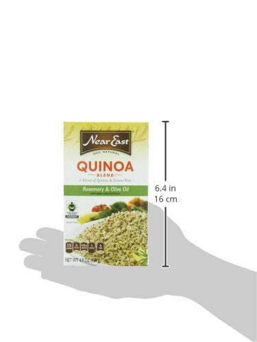 Quaker Near East Quinoa and Brown Rice Blend, Rosemary and Olive Oil 4.9 Ounce (Pack of 6 Boxes)