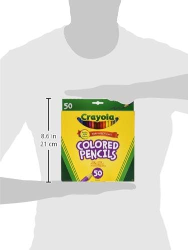Crayola 50ct Long Colored Pencils (68-4050) Pack of 2
