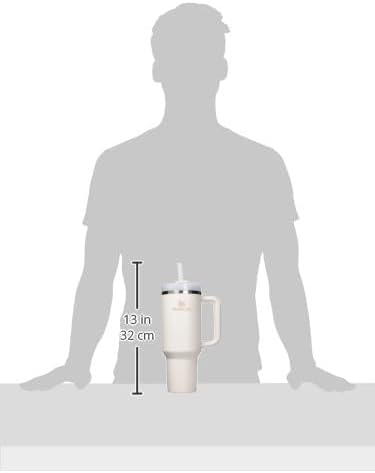 STANLEY Quencher H2.0 Flow State Tumbler, 40 oz, Rose Quartz 2.0