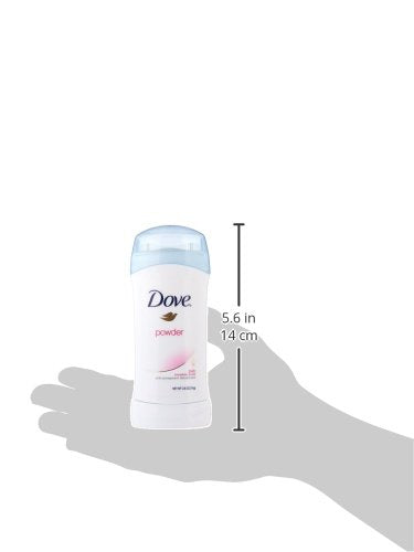 Dove Deodorant 2.6 Ounce Invisible Solid Powder (76ml) (2 Pack)