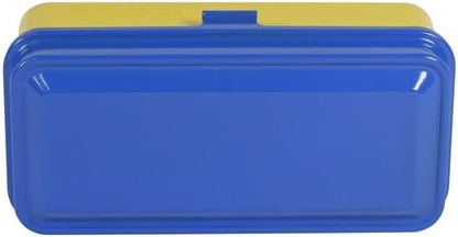 KODAK 120/135 Film Case - for 8 Rolls of 120 Films / 10 Rolls of 35mm Films - Retro Steel Case to Sort & Safeguard Film (Blue Top/Yellow Body)